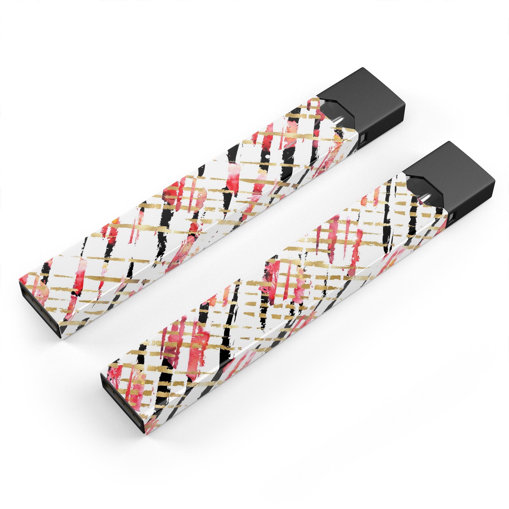 Karamfila Watercolo Poppies V21 skin-wrap for JUUL device, featuring vibrant poppy design and protective layers.